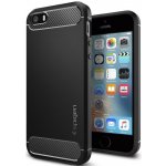 Pouzdro Spigen Rugged Armor iPhone SE / 5s / 5 černé – Zboží Mobilmania