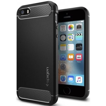 Pouzdro Spigen Rugged Armor iPhone SE / 5s / 5 černé