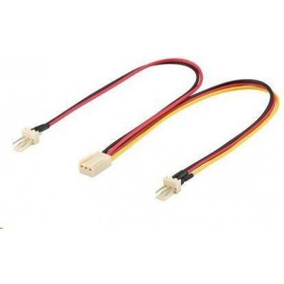 PremiumCord rozdvojka pro napájení ventilátorů 3pin, 22cm kn-22 – Zboží Živě