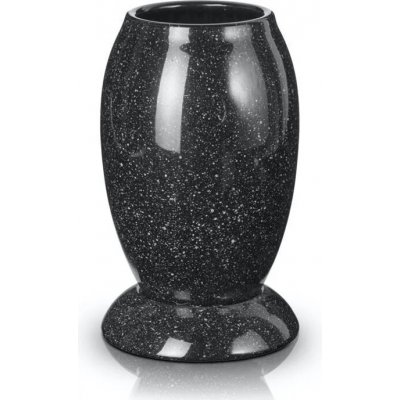 Keramická váza na hrob Polnix černá 22,5x13,5 cm – Hledejceny.cz