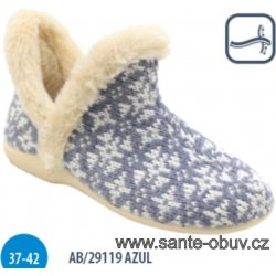 Santé AB/29119 domácí obuv, papuče modrá
