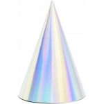 Narozeninové čepice Party Deco opalizující 10 cm 6 ks – Zboží Dáma