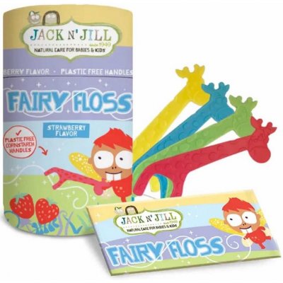 Jack N' Jill zubní nit pro děti Fairy Floss 30 ks