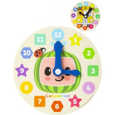 CoComeloun hodiny naučné s obrázkem 2 druhy w024996 – Sleviste.cz