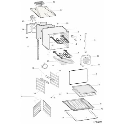 Whirlpool Těsnění dveří trouby C00566593 – Zbozi.Blesk.cz