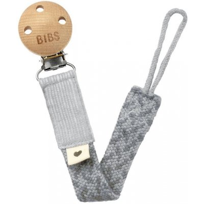 Bibs Paci Braid klip na dudlík sand ivory