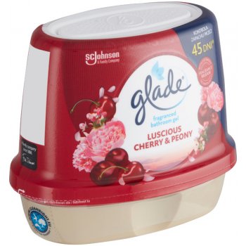 Glade Lucious Cherry & Peony vonný gel do koupelny 180 g