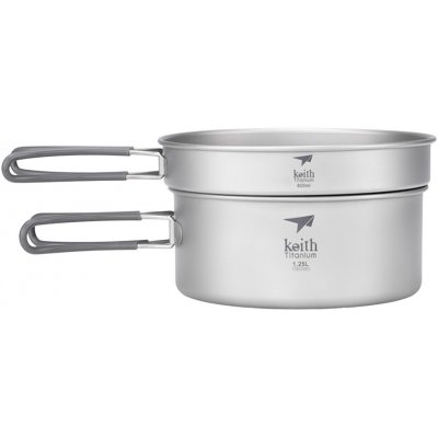 Keith Titanová dvoudílná sada na vaření Cook Set Ti6017 225g – Zboží Mobilmania