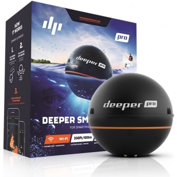 Deeper Pro Fishfinder nahazovací sonar WiFi