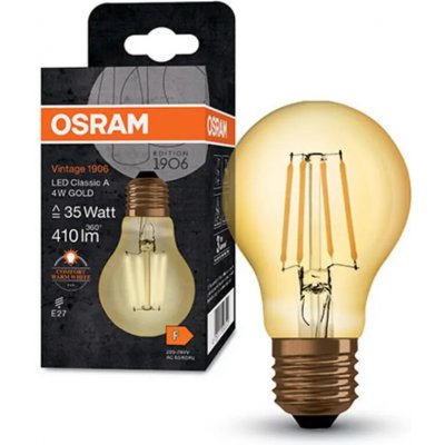 LEDVANCE Žárovka LED 4W/824 E27 VINTAGE 1906 filament – Hledejceny.cz