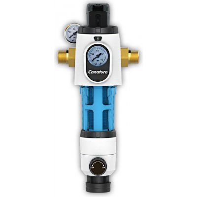Canature Profi ELITE 1”-3/4" potrubní filtr s manometry a regulátorem tlaku – Hledejceny.cz