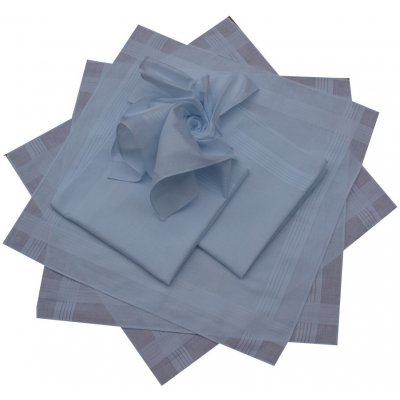 Etex Bílé pánské bavlněné kapesníky – Zboží Mobilmania