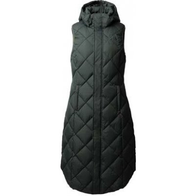 B-Vertigo Dámská dlouhá vesta Gem AW 25/26 zelená – Zboží Dáma