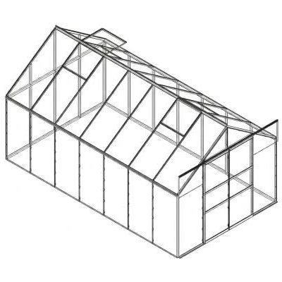 Lanit Plast Náhradní prosklení pro skleník Sarana 8x14 PC 4 mm LG5181 – Zboží Dáma
