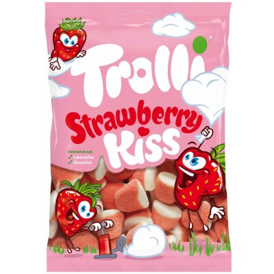 TROLLI KISS jahodové bonbóny 200 g