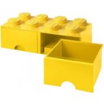 LEGO® úložný box s šuplíky 25 x 25 x 18 cm žlutá – Zbozi.Blesk.cz