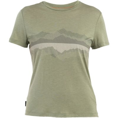 Icebreaker Dámské merino tričko s krátkým rukávem Wmns Core SS Tee Cook Reflected Lichen – Zboží Mobilmania