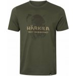 Härkila Wildboar Logo triko pánské Forest night tmavě zelená – Hledejceny.cz