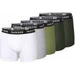 Parkside Pánské boxerky, 5 kusů šedá/zelená/bílá – Zboží Dáma