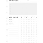 Filofax A5 Wellness Plánování náplň A5 zápisníků Notebook – Zboží Živě