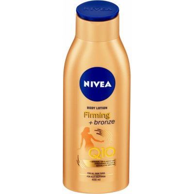 Nivea Q10 Plus Firming + Bronze tělové mléko 400 ml – Zbozi.Blesk.cz