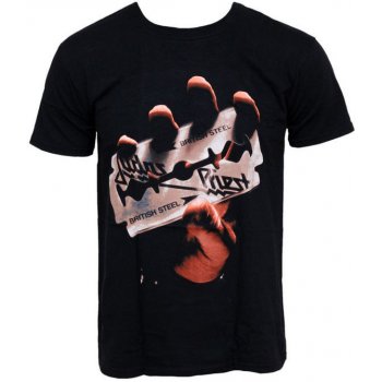 Rock off tričko metal Judas Priest British Steel černá