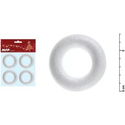 MFP Věneček polystyrenový hladký 7 cm bílá 4 ks – Zboží Mobilmania