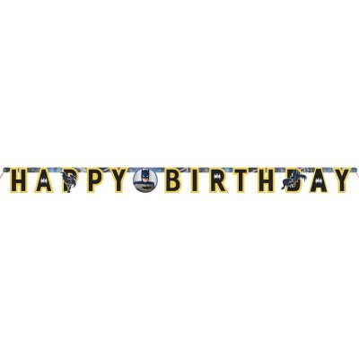 Banner Happy Birthday Lego Batman 180 x 15 cm – Hledejceny.cz