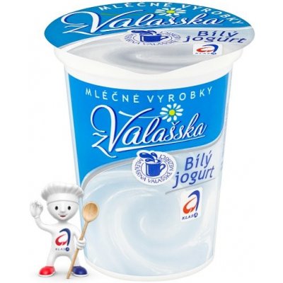 Mlékárna Valašské Meziříčí z Valašska Bílý jogurt 380 g – Zboží Dáma