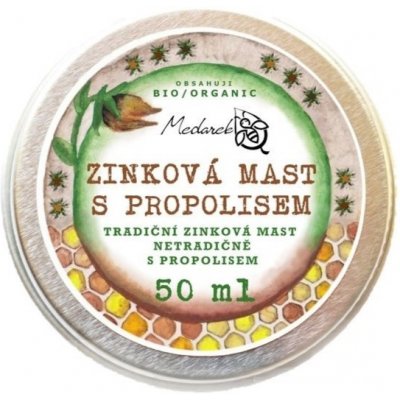 Medárek Zinková mast s propolisem BIO 50 ml – Zboží Dáma