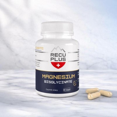 RECUPLUS Magnesium Bisglycinate 90 kapslí – Hledejceny.cz