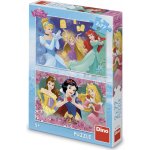 Dino Walt Disney: Princezny 2 x 77 dílků – Hledejceny.cz