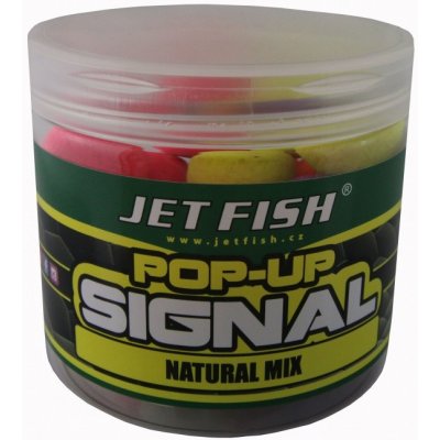 Jet Fish Plovoucí boilies Pop-Up Signal 250ml 16mm Natural mix – Zboží Mobilmania