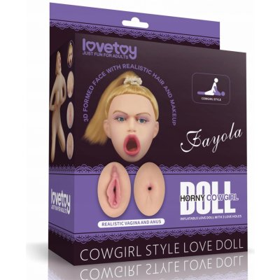 Lovetoy panenka nafukovací Cowgirl Style Love Doll – Zboží Mobilmania