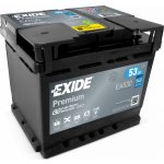 EXIDE Premium 12V 53Ah 540A EA530 česká distribuce, připravena k použití | Zboží Auto