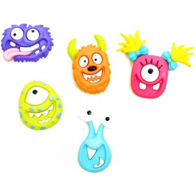 Pro Háčkování Knoflík exclusive - příšerky 5 ks – Zboží Dáma