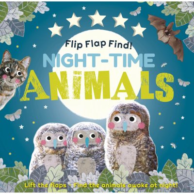 Flip Flap Find! Night-time Animals interaktivní kniha v angličtině – Zbozi.Blesk.cz