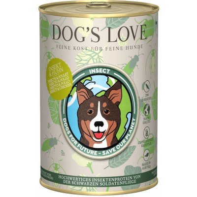 Dog's Love Hmyz a kuře 6 x 400 g – Hledejceny.cz