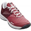 Dámské tenisové boty Wilson Kaos Comp 3.0 AC W Earth Red/Fig/Silver Pink