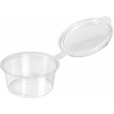 gastro obaly, s.r.o. Recyklovatelný kelímek s integr. víčkem 120ml, transparentní PET – Sleviste.cz
