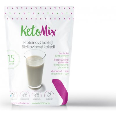 KetoMix Proteinový koktejl 15 porcí 450 g – Zbozi.Blesk.cz