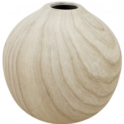 by inspire Keramická váza Ligna 20×20×17 cm, dekor dřeva – Hledejceny.cz