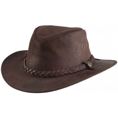 RANDOL'S Westernový klobouk Oiled Suede kožený – Zboží Dáma
