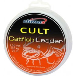 Climax návazcová šňůra CULT Catfish Leader 20m 1,00mm 100kg šedá