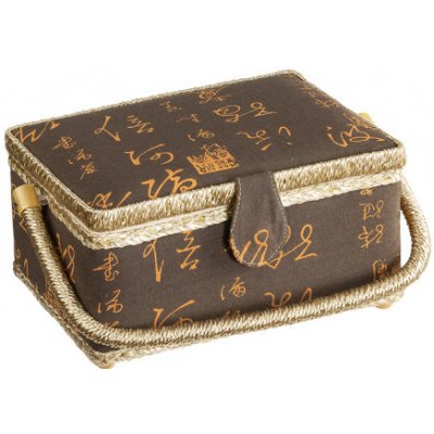 Bellatex BOX na šití hnědý - 24x17,5x13 cm – Zboží Dáma Bellatex BOX na šití hnědý - 24x17,5x13 cm – Zboží Dáma