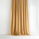 Goldea dekorační závěs peru - zlatý 280x135 cm – Hledejceny.cz