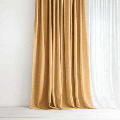 Goldea dekorační závěs peru - zlatý 280x135 cm – Hledejceny.cz