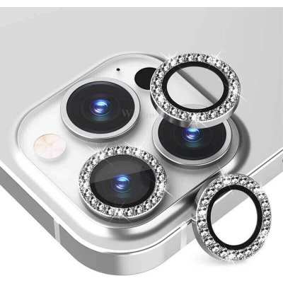 SES Luxusní ochranné sklo na čočku fotoaparátu a kamery pro Apple iPhone 13 Pro Max 13755 stříbrné – Zbozi.Blesk.cz
