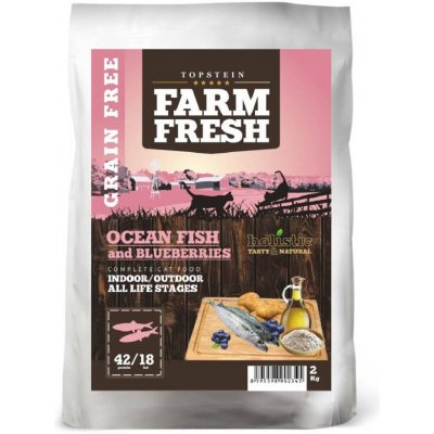 Farm Fresh Ocean Fish and Blueberries IndoorOutdoor Cat 2 kg