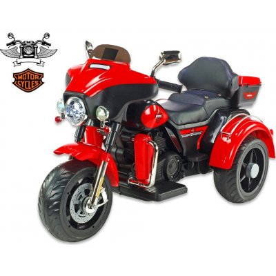Dea elektrická motorka Big chopper Motorcycle dvoumístný červená